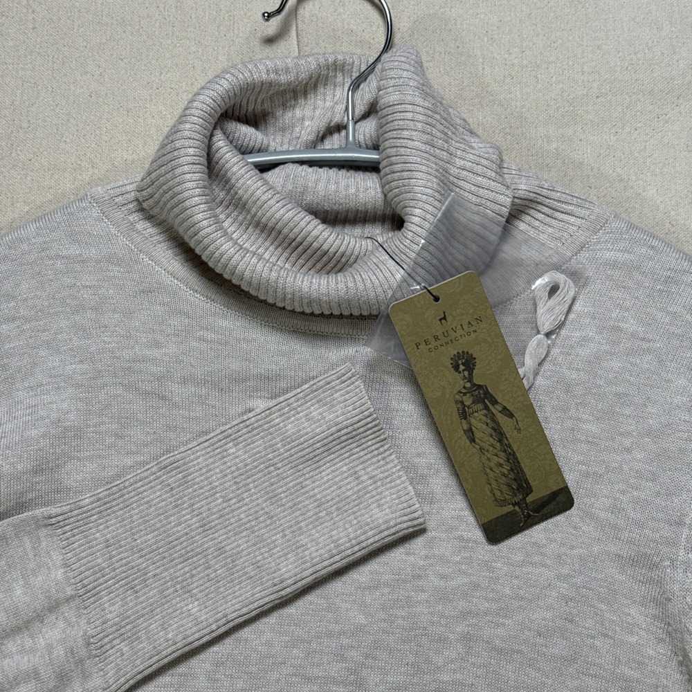 Peruvian Connection Women's Birch Fairfield Pullover Tunic Sz M